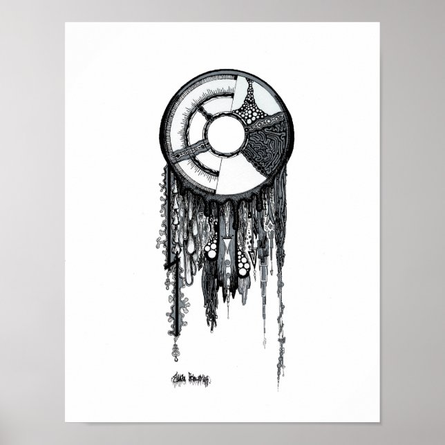 Affiches Dreamcatcher - Arrière - plan blanc (Devant)