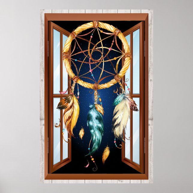Affiches Dreamcatcher de série amérindienne 4 (Devant)