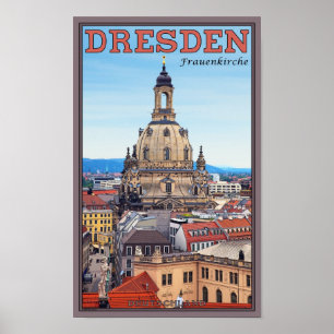 Affiches Dresde - Frauenkirche