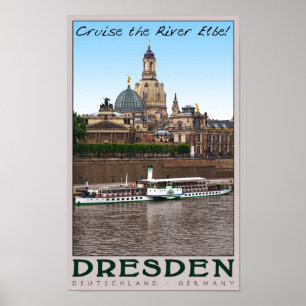 Affiches Dresde - Sur l'Elbe