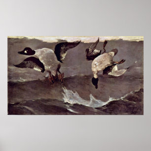 Affiches Droit et gauche par Winslow Homer