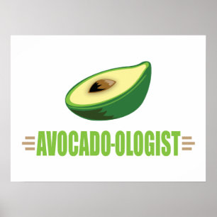 Affiches Drôle Avocado