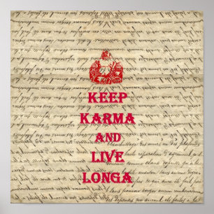 Affiches Drôle Bouddha disant