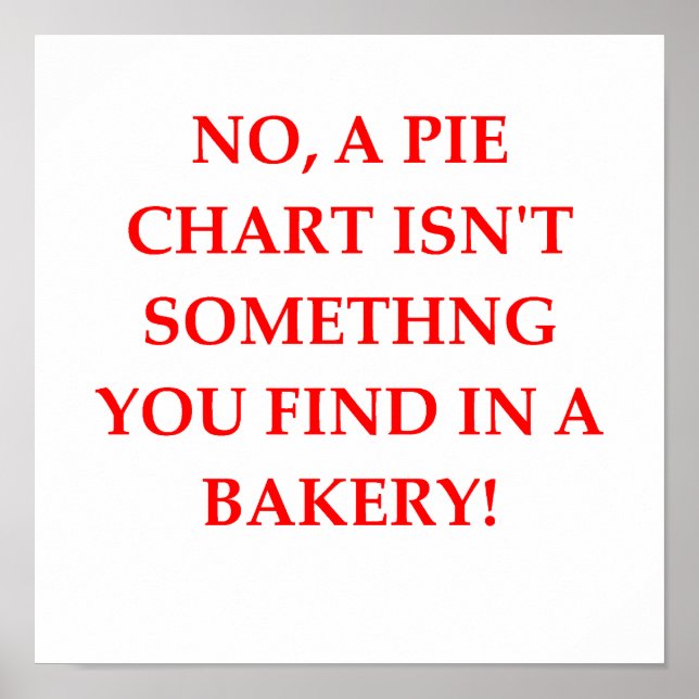 Affiches drôle de plaisanterie mathématique (Devant)