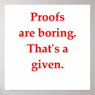 Affiches drôle de plaisanterie mathématique