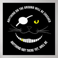 Drôle Pirate Chat Souriant Avec Un Patch Oeil
