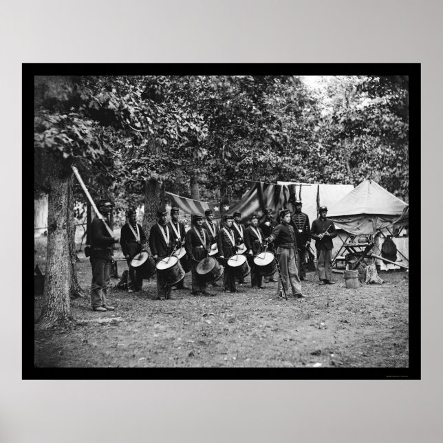 Affiches Drum Corps à Bealeton, VA 1863 (Devant)