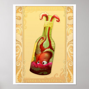 Affiches Drunktopus
