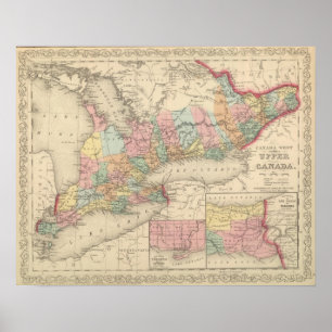 Affiches Du Canada stimulant à l'ouest