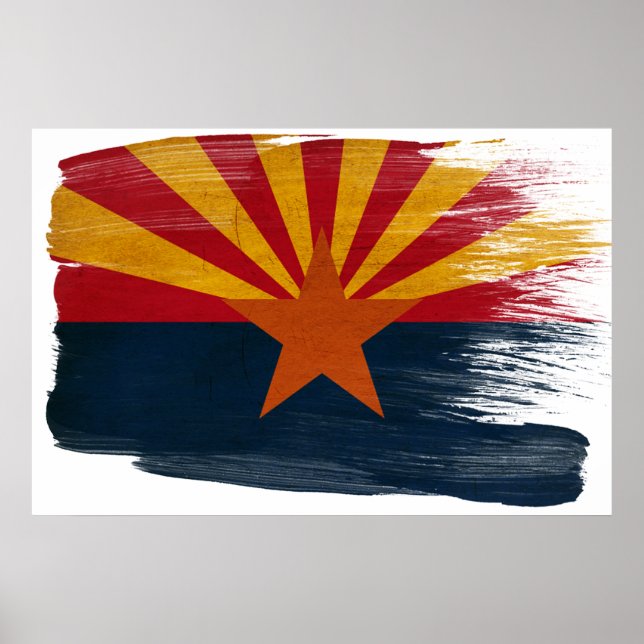 Affiches du drapeau de l'Arizona (Devant)