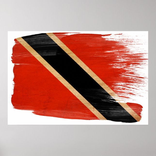 Affiches du drapeau de Trinité-et-Tobago (Devant)