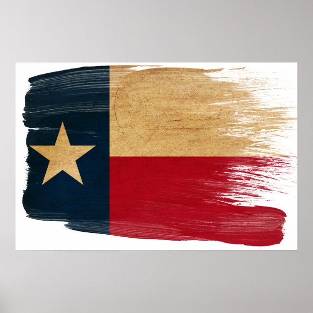 Affiches du drapeau du Texas (Devant)