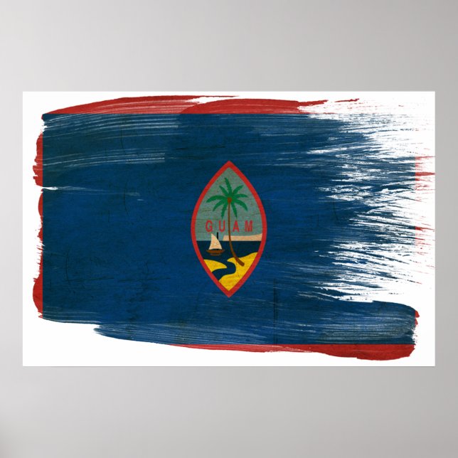 Affiches du drapeau Guam (Devant)
