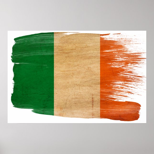 Affiches du drapeau irlandais (Devant)