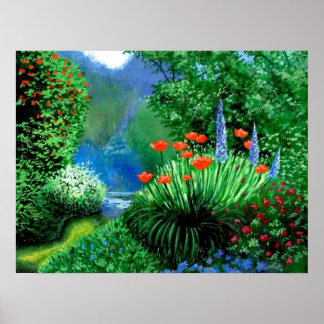 Affiches du jardin de printemps