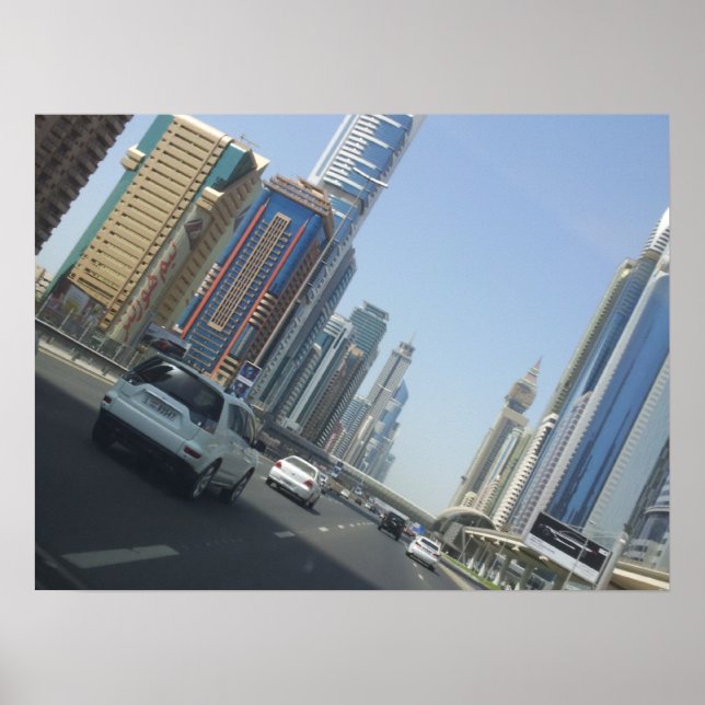 Affiches Dubaï High, Émirats arabes unis (Devant)