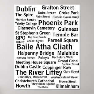 Affiches Dublin