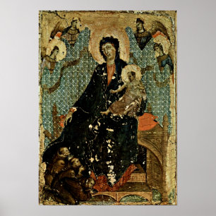Affiches Duccio di Buoninsegna - Madonna des franciscains