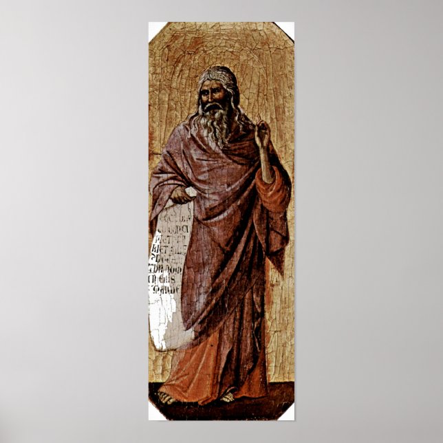 Affiches Duccio di Buoninsegna - Prophète Isaïe (Devant)