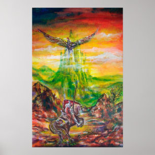 AFFICHES DUEL MAGIQUE ENTRE BRADAMANT ET NEGROMANCER