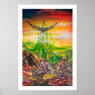 AFFICHES DUEL MAGIQUE ENTRE BRADAMANT ET NEGROMANCER