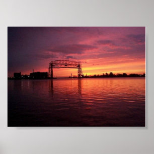 Affiches Duluth, MN Sunset