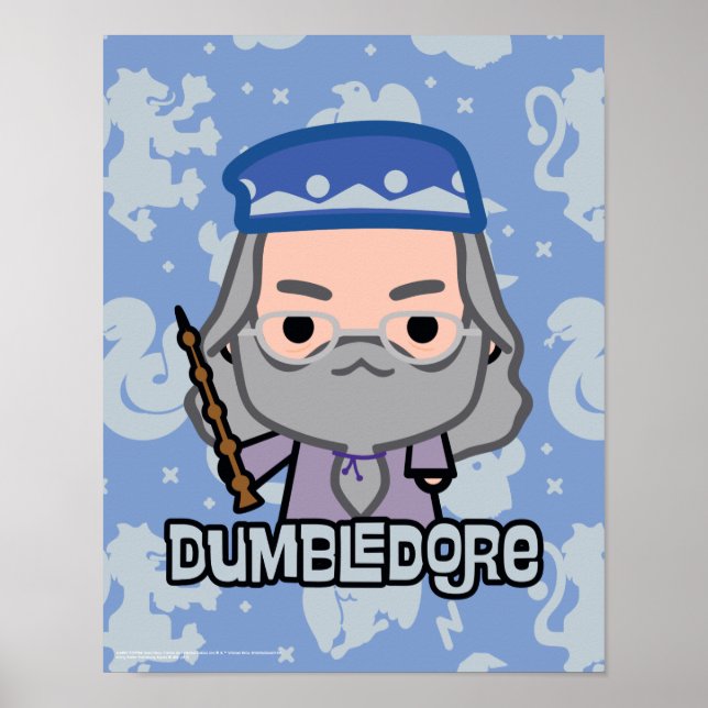 Affiches Dumbledore Cartoon Caractère Art (Devant)