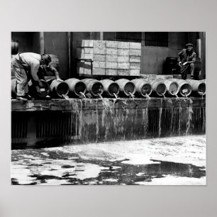 AFFICHES DUMPING PROHIBITED KEG BEER