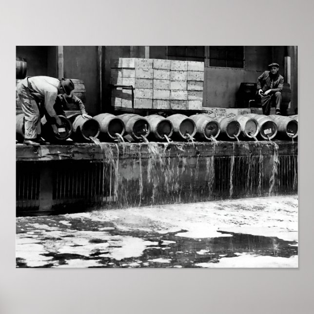 AFFICHES DUMPING PROHIBITED KEG BEER (Devant)