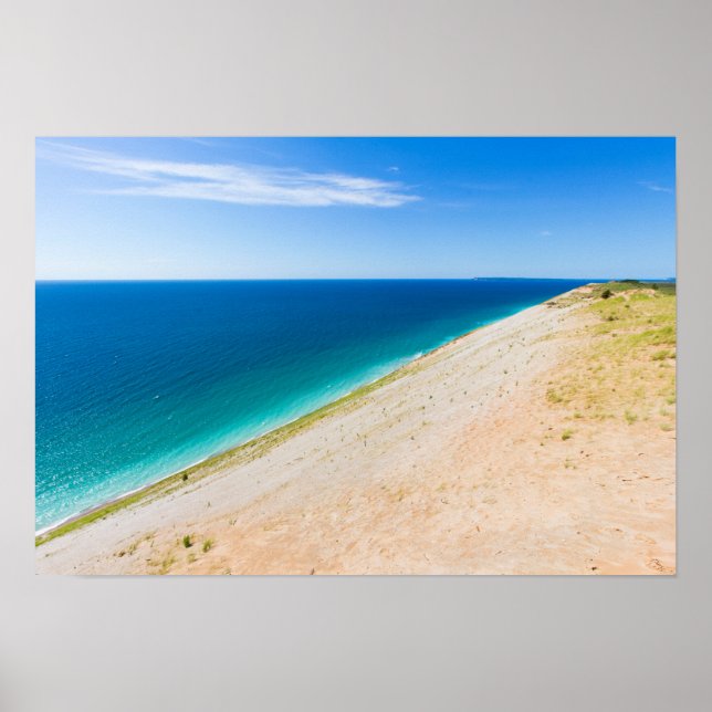 Affiches Dunes de l'ours couché, lac Michigan (Devant)
