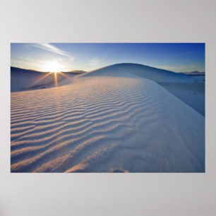 Affiches Dunes de sable à White Sands National Monument en