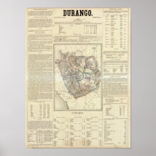 Affiches Durango, Mexique