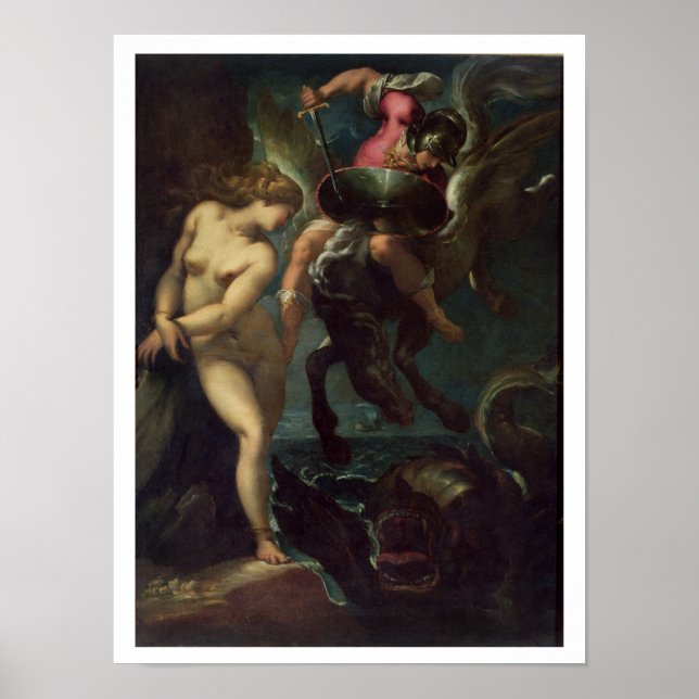 Affiches Durée de vie du poisson, c.1670-80 (huile sur toil (Devant)