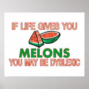 Affiches Dyslexie de Melon