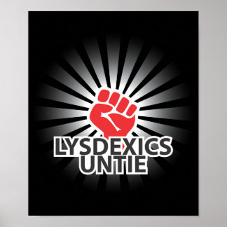 Affiches Dyslexiques Unissez-vous !
