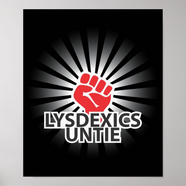 Affiches Dyslexiques Unissez-vous ! (Devant)