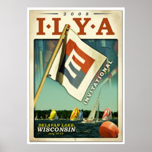 Affiches E Race 2008 imprimé "vieilli"