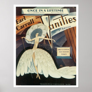 Affiches Earl Carroll Vanities Couverture du carnet de chan