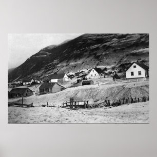 Affiches Early Scene of Kodiak, Alaska Photograph