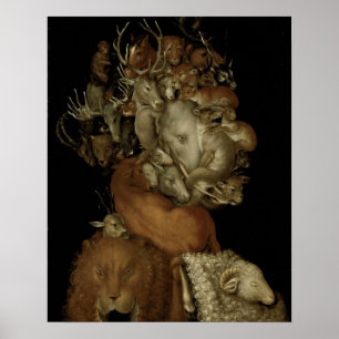 Affiches Earth, c.1570 (huile sur panneau)