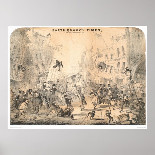 Affiches Earth Quakey Times (0785A) (Devant)