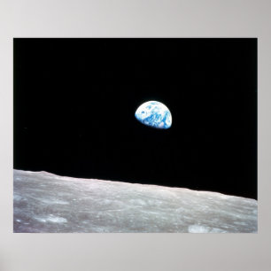 Affiches Earthrise de lune