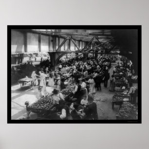 Affiches East Side Food Market à New York 1915