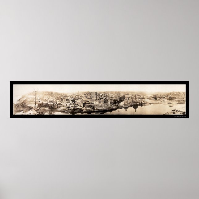 Affiches Easton, Pennsylvanie Photo 1913 (Devant)