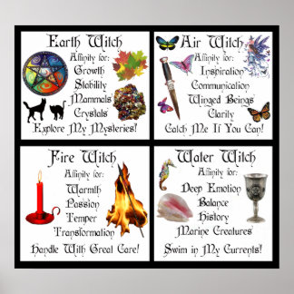 Affiches Eau et feu terrestres