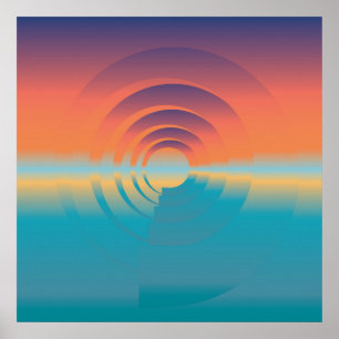 Affiches eau et horizon