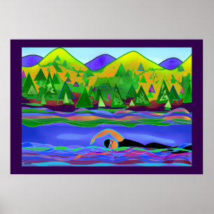 Affiches Eau libre soloe