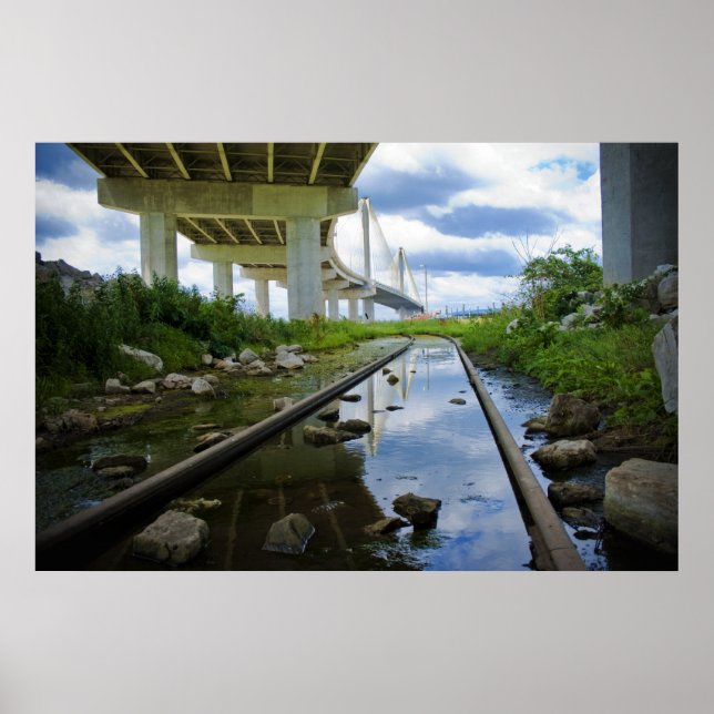 Affiches Eau Sous Le Pont (Devant)