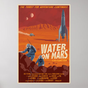 Affiches Eau sur Mars