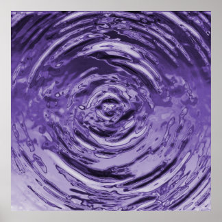 Affiches Eau Violet